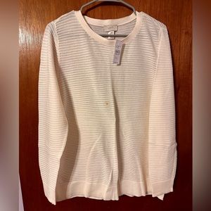 Women’s Loft crewneck sweater, Size XL, lightweight, brand new with tags